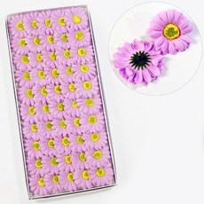 원예용 비누꽃 소국 보라색 플라워박스, 1각