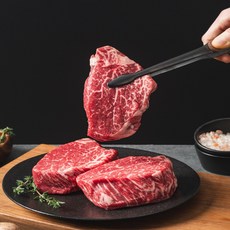 삼형제고기 BDS 국내산 소고기 안심 스테이크용 냉장, 1개, 200g