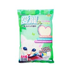 愛寵 2.0 超極細豆腐砂 可沖馬桶低粉塵, 1個, 愛寵豆腐砂-原味, 原味