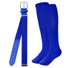 Dxhycc 야구 양말 및 벨트 콤보 세트 조절 가능한 소프트볼 신축성 있는 허리 벨트 청소년 성인용 스카이 블루 167622 8373570191