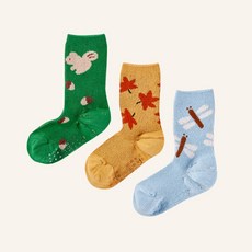 아동 주니어 초등 양말 숲이야기 3종 세트