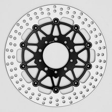 FAR SA 經典款 浮動碟盤 KAWASAKI Z1000 310mm 碟盤 浮動碟 碟片『兩片一組』(SA-061), 1個, 內盤-鐵灰,浮動釦-粉色