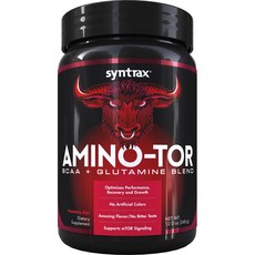 SYNTRAX Amino-Tor BCAA+glutamine保健食品 草莓奇異果口味, 340g, 1罐