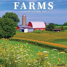 (영문도서)Farms 2026 12 X 12 Wall Calendar Spiral, Willow Creek Press Calendars, English, 9781549251115