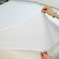 사계절 전면 매트리스 침대 홑커버 매트 패드 방수 커버, 크림K