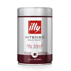 illy 意利 濃縮厚韻調配全豆義式製備研磨咖啡, 1個, 250g, 濃縮咖啡