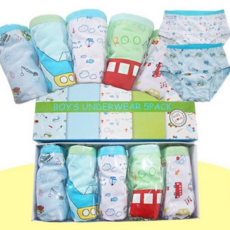 디바인터네셔널 남아용 순면 삼각팬티 트랜스포머 5종 세트