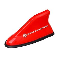 자동차 루프탑 상어 모양 핀 안테나 라디오 신호, 3. 1pc-red