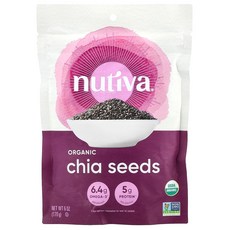 누티바 유기농 치아씨 170g(6oz) NUT-10372, 1개