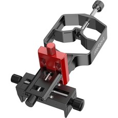 TRIDAPTOR - 범용 디지스코핑 어댑터 | 고정밀 6.1CM(2.4인치) 홀더 스코프 마운트 접안렌즈 현미경용 스포팅 3축 휴대폰 금속 단안 및 대부분의 최대 망원경, TRIDAPTOR(블루투스 제외)