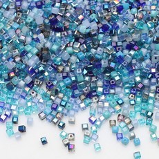 100Pcs 3mm면 처리 된 사각형 유리 구슬 보석에 대 한 녹색 크리스탈 큐브 DIY 목걸이 팔찌 의류 액세서리 만들기, 06Lan