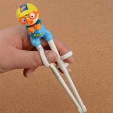 꾸꾸피그 유아젓가락 왼손용 연습용젓가락왼손