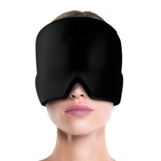 두냉밴드 냉패치 눈머리쿨링팩, 4_블랙 업그레이드형 이중 젤, 1개, 1L