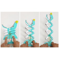 늘어나는 샤크 집게팔 만들기 1인용 사이언스 과학교구 과학실험키트 과학실험 관찰