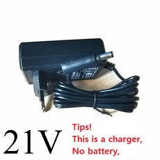 100 새로운 21V 36v 공구 드라이버 전기 리튬 배터리 드릴 스크류 타자 9800mah 일반 충전식 전동 이온, 21v Charger