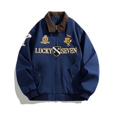 秋冬季男士加絨翻領休閒防風夾克外套 青少年外套