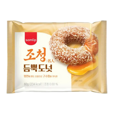 삼립 조청 듬뿍 도넛, 20개, 60g