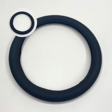 핸들커버가죽 자동차 논슬립 실리콘 핸들커버 블랙, 본상품