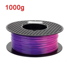 3D 프린터 필라멘트 PLA 색상 변경 온도 인쇄 승화 플라스틱 재료 Pla 1kg 500g 1.75mm, Purple to pink- 1kg
