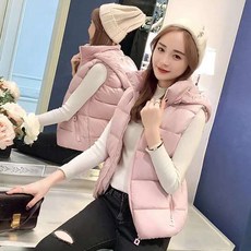 L.HOUSE STORE여성 다운조끼 빅사이즈 후드자켓 경량 패딩조끼 니트조끼 베스트조끼 크롭조끼 뷔스티에조끼