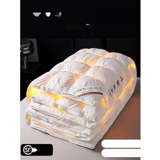 호텔식 구스다운이불 헝가리 거위털 사계절 이불, 1. 트위스트 화이트, 200x230 간절기 2500g