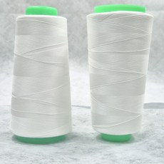 고급 코아사 재봉사 45수2합, 1개, 화이트2개