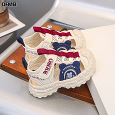 DFMEI 兒童夏季男童涼鞋女寶寶0一3歲包頭嬰兒軟底學步機能涼鞋