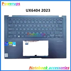Asus Zenbook Lingyao Pro14 2023 UX6404 용 노트북/노트북 미국 백라이트 키보드 커버/케이스/쉘, 01 US-Blue