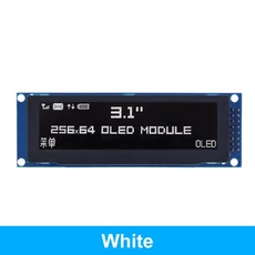 GREATZT 실제 OLED 디스플레이 3.12 인치25664 도트 그래픽 LCD 모듈 화면 LCM SSD1322 컨트롤러 지원 SPI