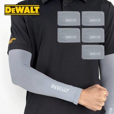 디월트 무봉제 자외선차단 쿨토시, 5개, 그레이