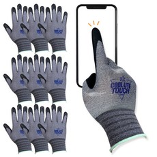 크린가드 G40 쿨라이트 터치 글러브, 그레이, 10개