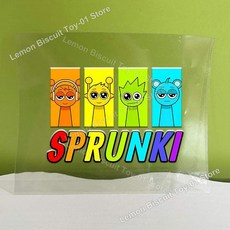 스프렁키스 전사 스티커 만화 비닐 크리스탈 라벨 양각 데칼 자가 접착 방수 컵 병 선물용, 1개, 8. JZHZ113