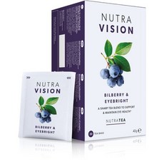 뉴트라비전 - 눈 건강 차 – 빌베리 & 아이브라이트 포함 NUTRAVISION - Eye Health Tea – Includes Bilberry & Eyebright - For, 1개