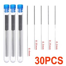 3D 프린터 노즐 청소 35 스틸 스토브용 와이퍼 가스 스테인리스 키트 25 바늘 4MM 자동차, 3Sets