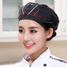 바른 메쉬 베레모 주방모자 H03, 단품