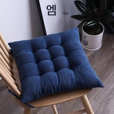 가려거든 편안한 스트랩 사무용 의자 학생 운전 연습용, 순웨이 두꺼운형 45x45cm, 벨벳 다크 블루, 1개