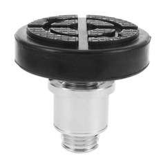 자동차 리프트용 원형 고무 리프트 패드 높이 조절 기둥 연장 조절식 잠금 장치, 기본, 1개