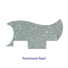 커스텀 기타 픽가드 에피폰 스페셜 스크래치 플레이트 다중 색상 불꽃 패턴, 색상: 10. Parchment Pearl, 1개