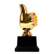 따봉 엄지척 미니 트로피 제작 만들기/우승 감사패 net*719sG, 트로피만, 1개