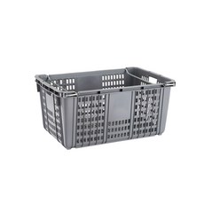 <더플러그> 플라스틱운반상자특대1호 730X465X330mm 운반상자대 운반상자특 운반상자 수납가구, 포함, 회색