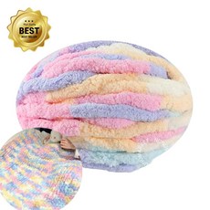 누누마켓 자이언트 털실 루피망고 수면사 뜨개실 누누마켓 DIY 담요 가방 선물, 1개, 마시멜로