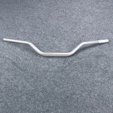 유니버설 오토바이 핸들바 PRO 팻 1 1/8인치 28mm (KTM 혼다 스즈키 야마하 가와사키 레이싱 더트 바이크용, 14 Silver no logo