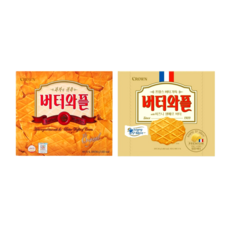 크라운 버터와플 316g + 이즈니 생메르 버터와플 316g 2종세트