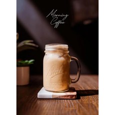 드립 라떼 커피 원두 카페 포스터 그림 캔버스 팝아트 액자 벽장식 침실 거실 클래식 모던, 20X30cm Unframed