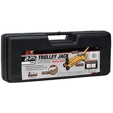성능 도구 W1611 2.25톤(4 500파운드) 용량 트롤리 잭 케이스 포함, 2 2-1/4 Ton (4,500 lbs)