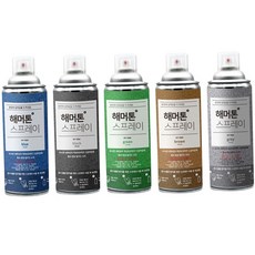 망치패턴 입체감 해머톤 스프레이 락카 페인트 420ml 철재 목재 마감재, 그린, 1