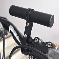 자전거 확장바 10cm 자전거마운트확장, 블랙, 1개