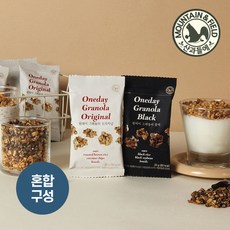 [산과들에] 그래놀라 코코넛칩10봉+검은콩20봉 (총 30봉 식사대용시리얼), 30개