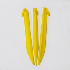 플라스틱 단조팩 4p 텐트 고정팩 경량 타프팩 고정핀 23cm, 4개