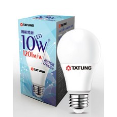 大同TATUNG 10W LED 燈泡 E27燈頭 白光 黃光 球泡 燈管 電燈泡 超值優惠, 1個, 10W 白光